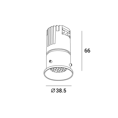 Точечный светильник POINTS GLAZ S LED 220В 6Вт 4000К CRI90 36° ZIGBEE белый песок 26.108.39