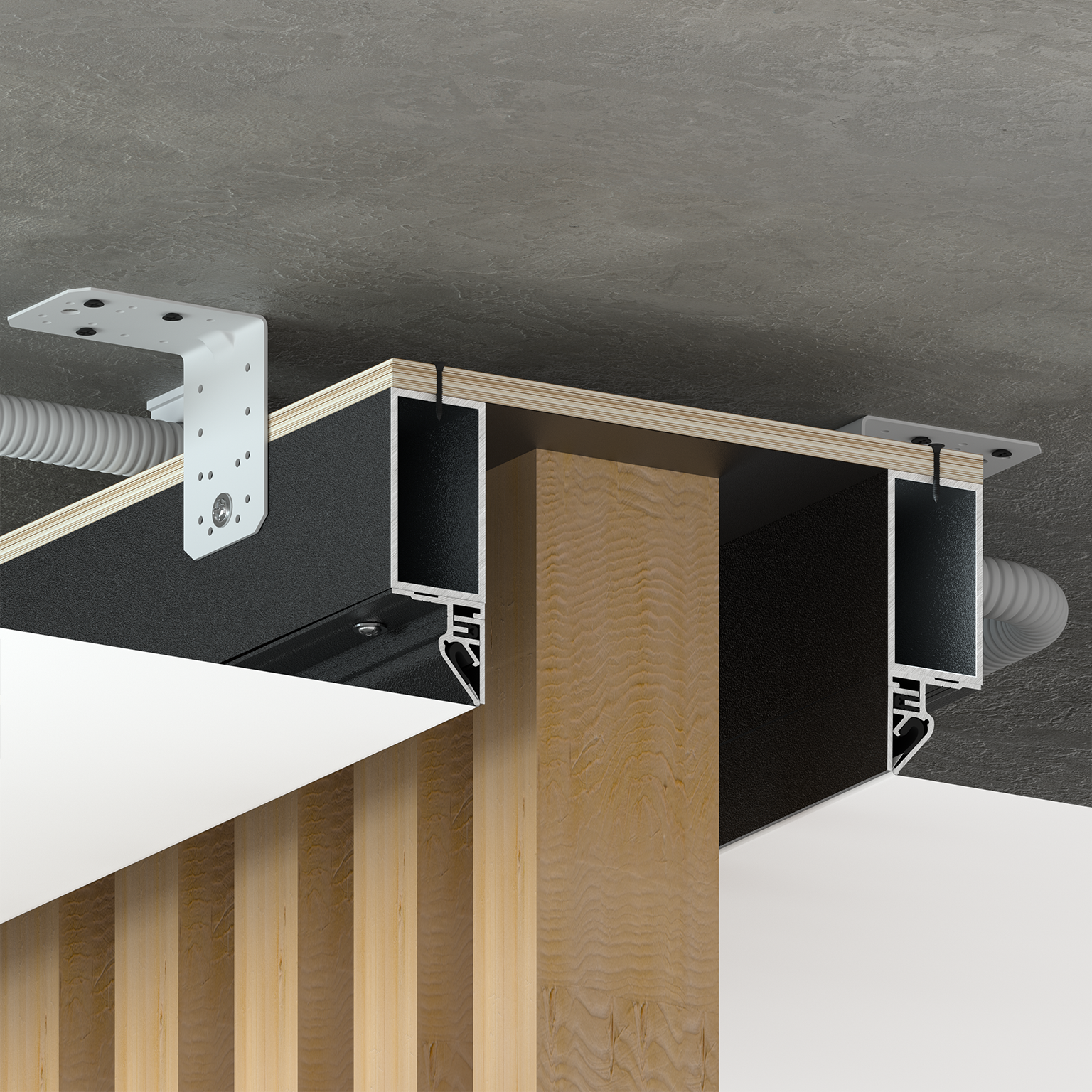 Бокс алюминиевый 30х40х1,6мм черный