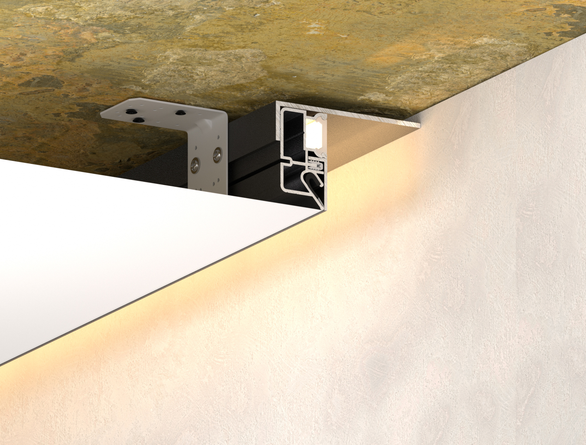 Парящий профиль FOTON белый