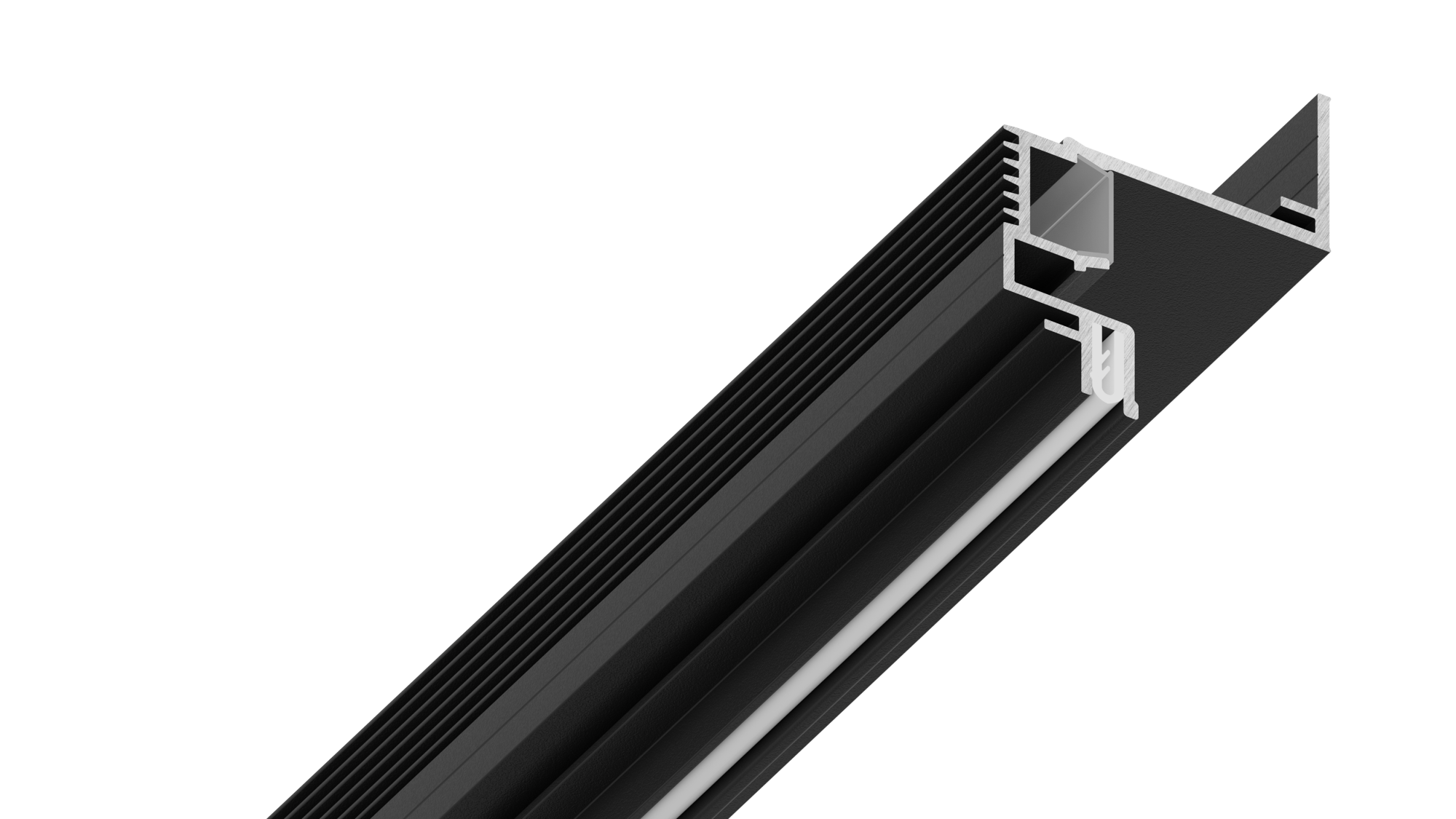 Парящий профиль SLOTT VILLAR Mini черный 2м 54.5.2