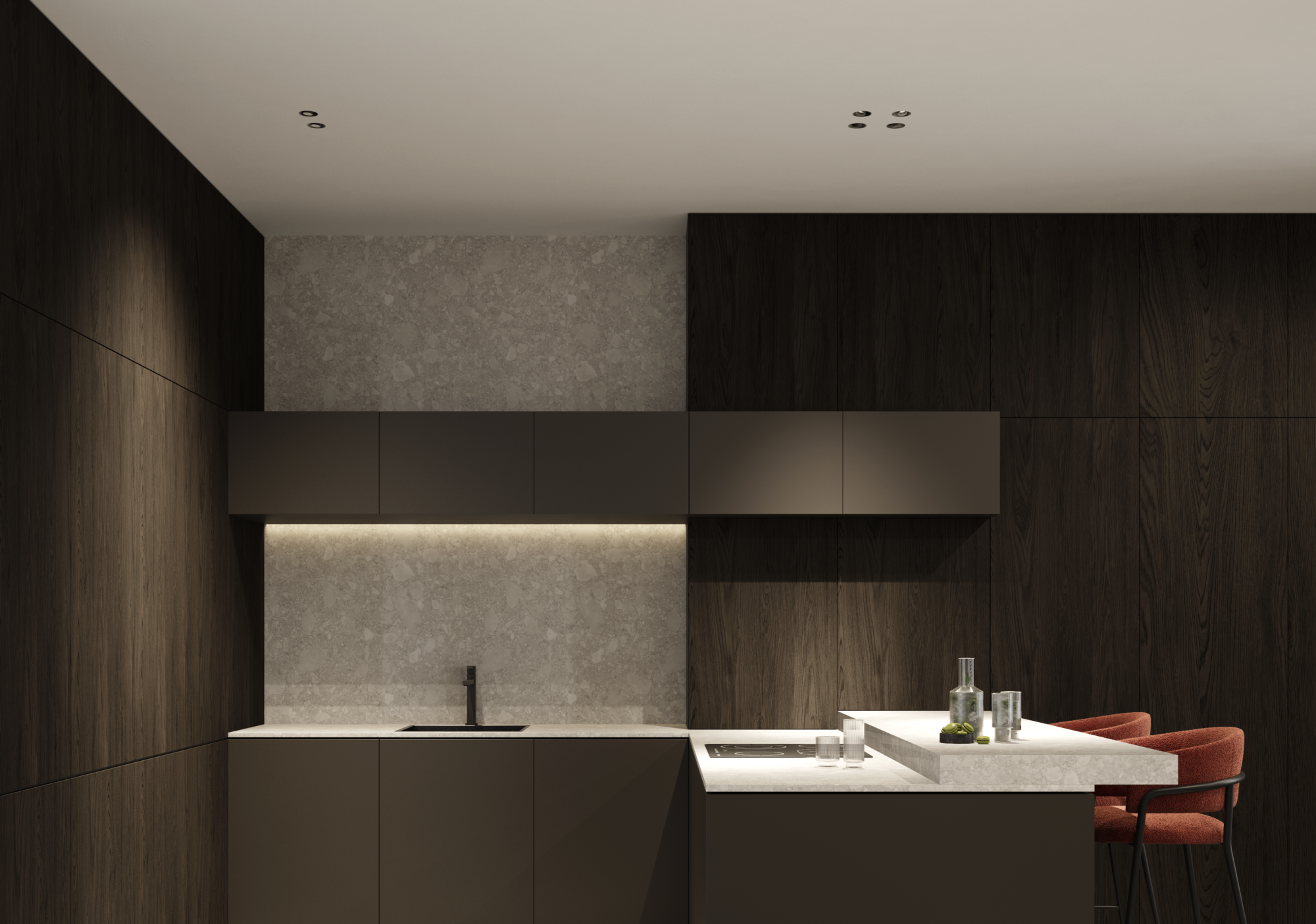 Точечный светильник POINTS YOOZ M LED 220В 6Вт 3000К CRI90 50° NO-DIM белый песок 26.110.9 