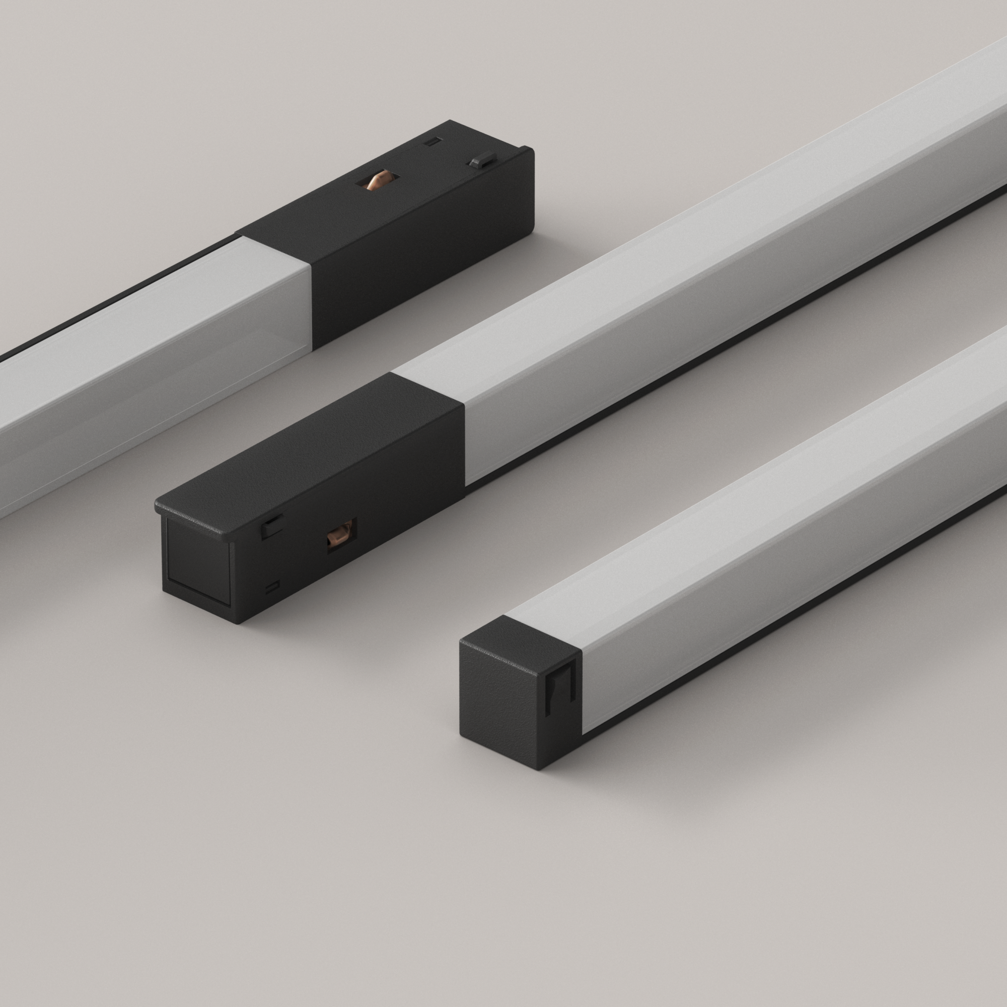 Линейный светильник GRAFFIT LINE LED 48В 14Вт 4000К CRI90 120° PWM черный 23.106.2