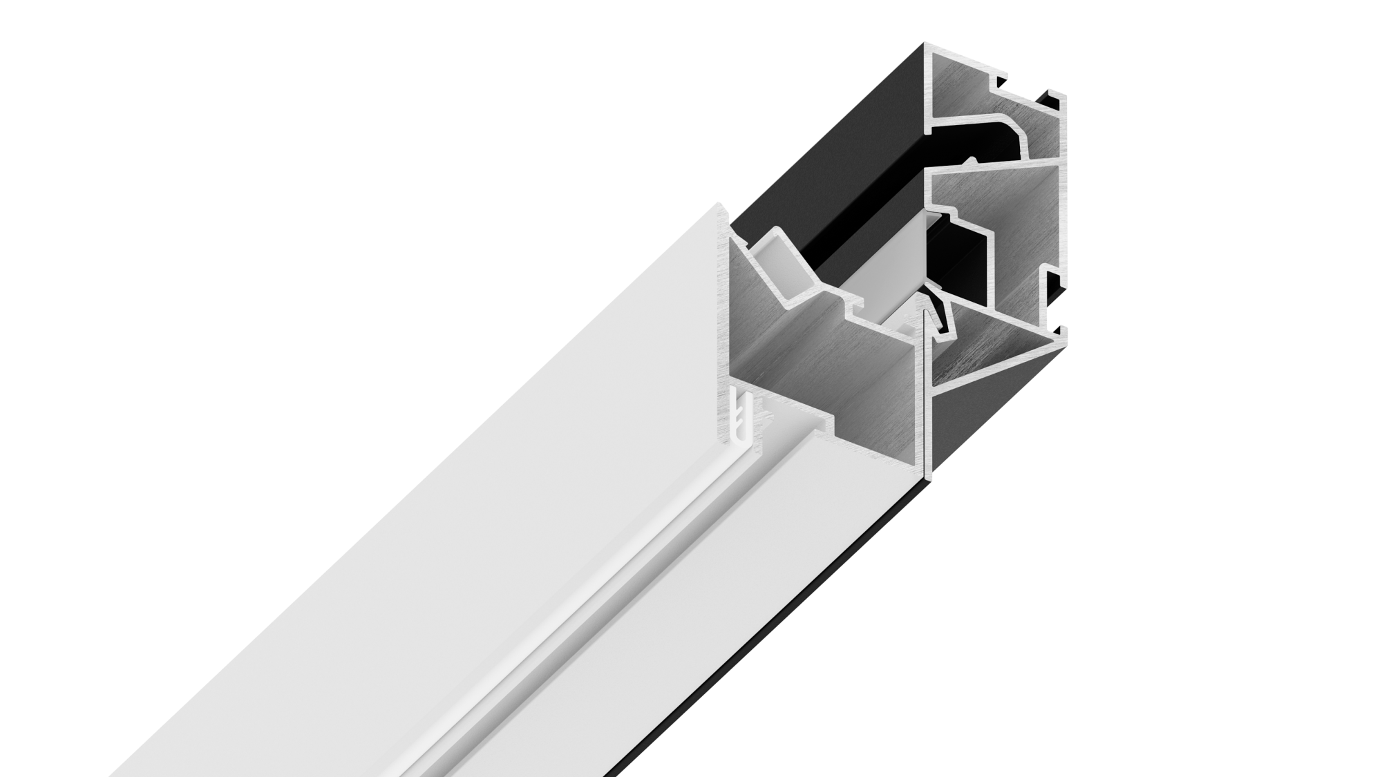 Конструкционный профиль TRAYLIN  белый 2м 68.2.3