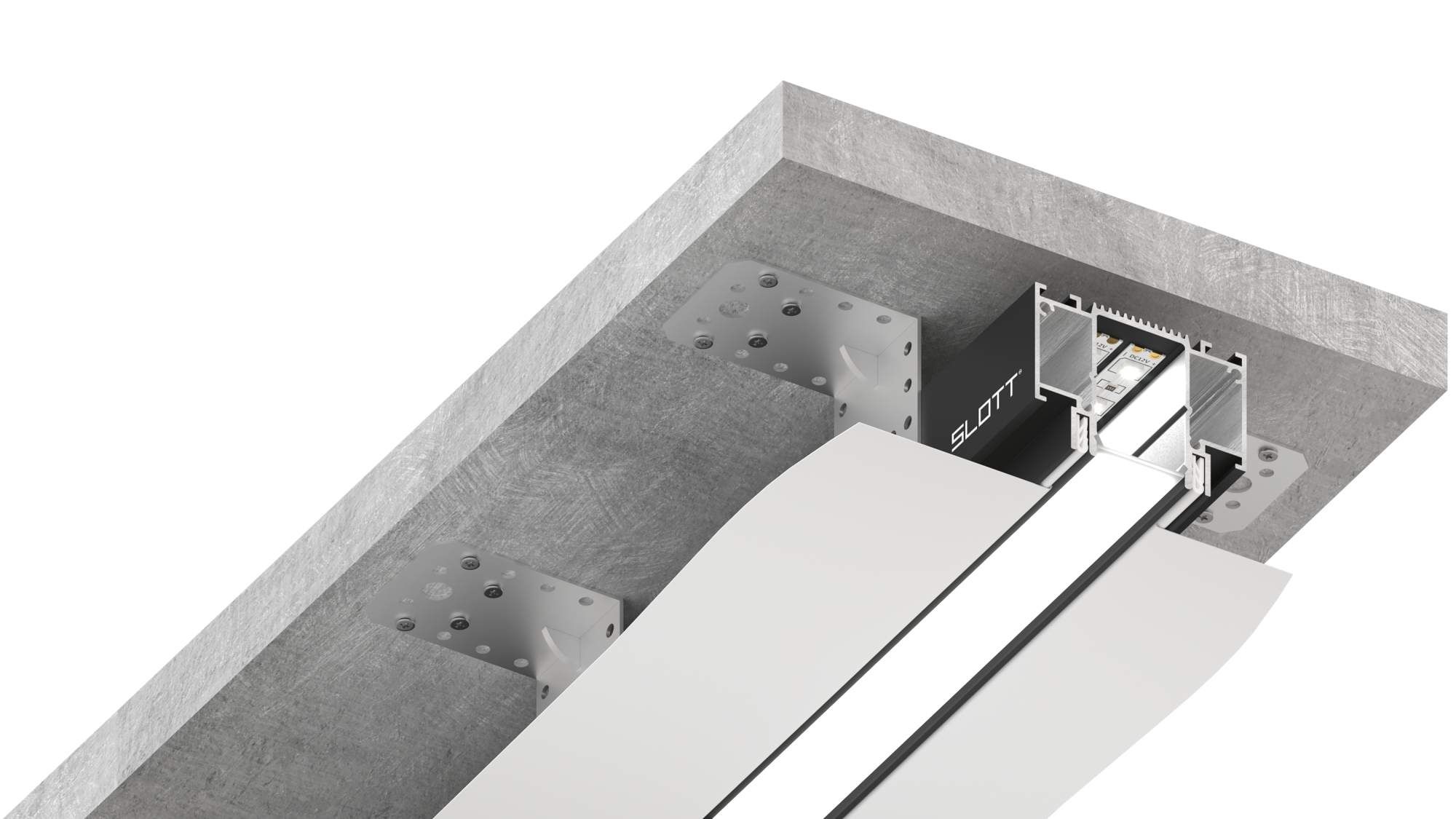 Световая линия  2.0 SLOTT Canyon черная 2м 57.1.2