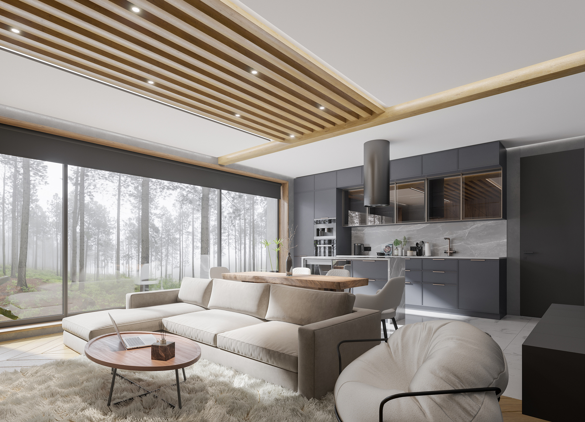 Парящий профиль GIPPS VILLAR 2.0 белый 2м 74.1.3