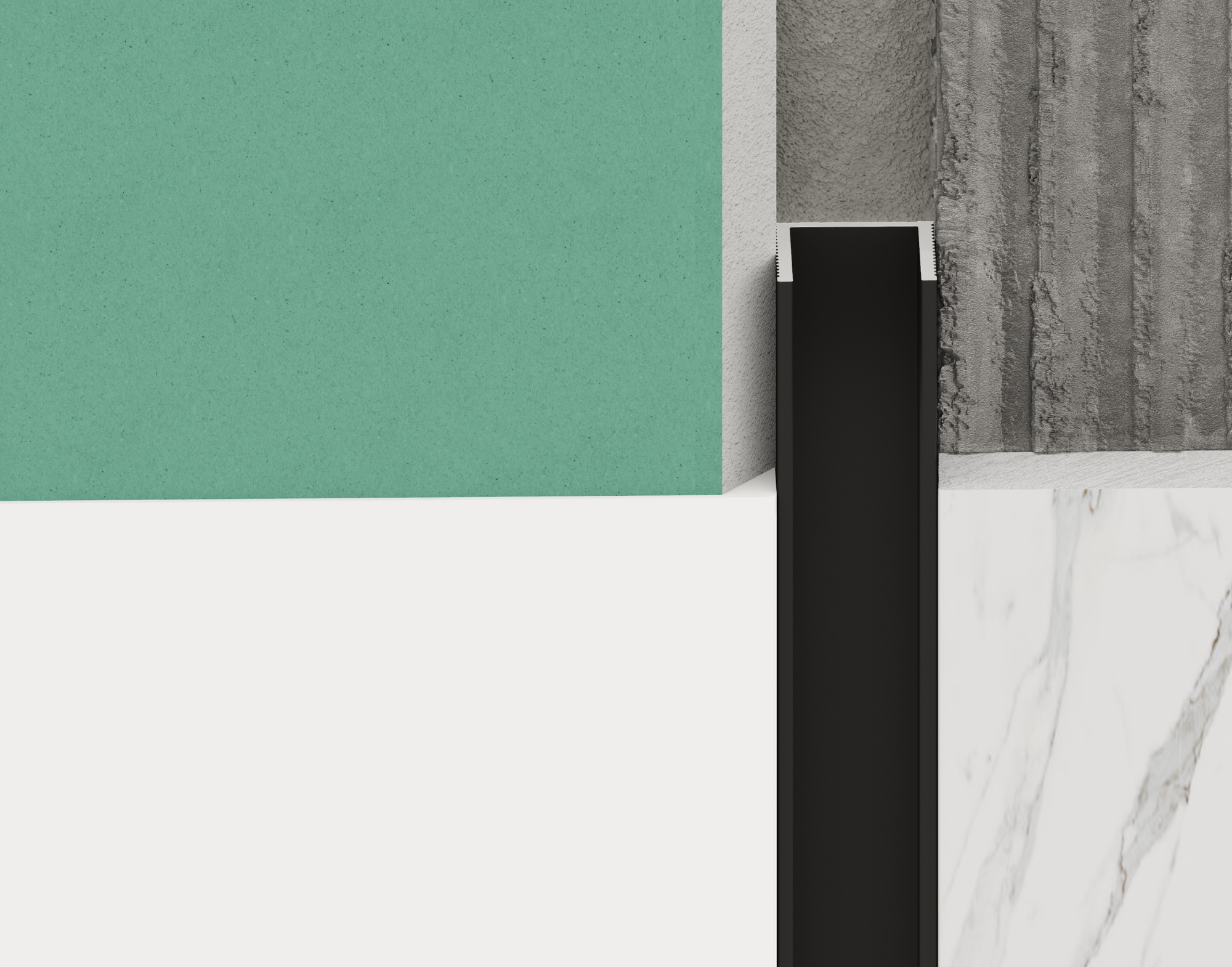 Разделитель декоративный TEN 2м черный 99.7.2