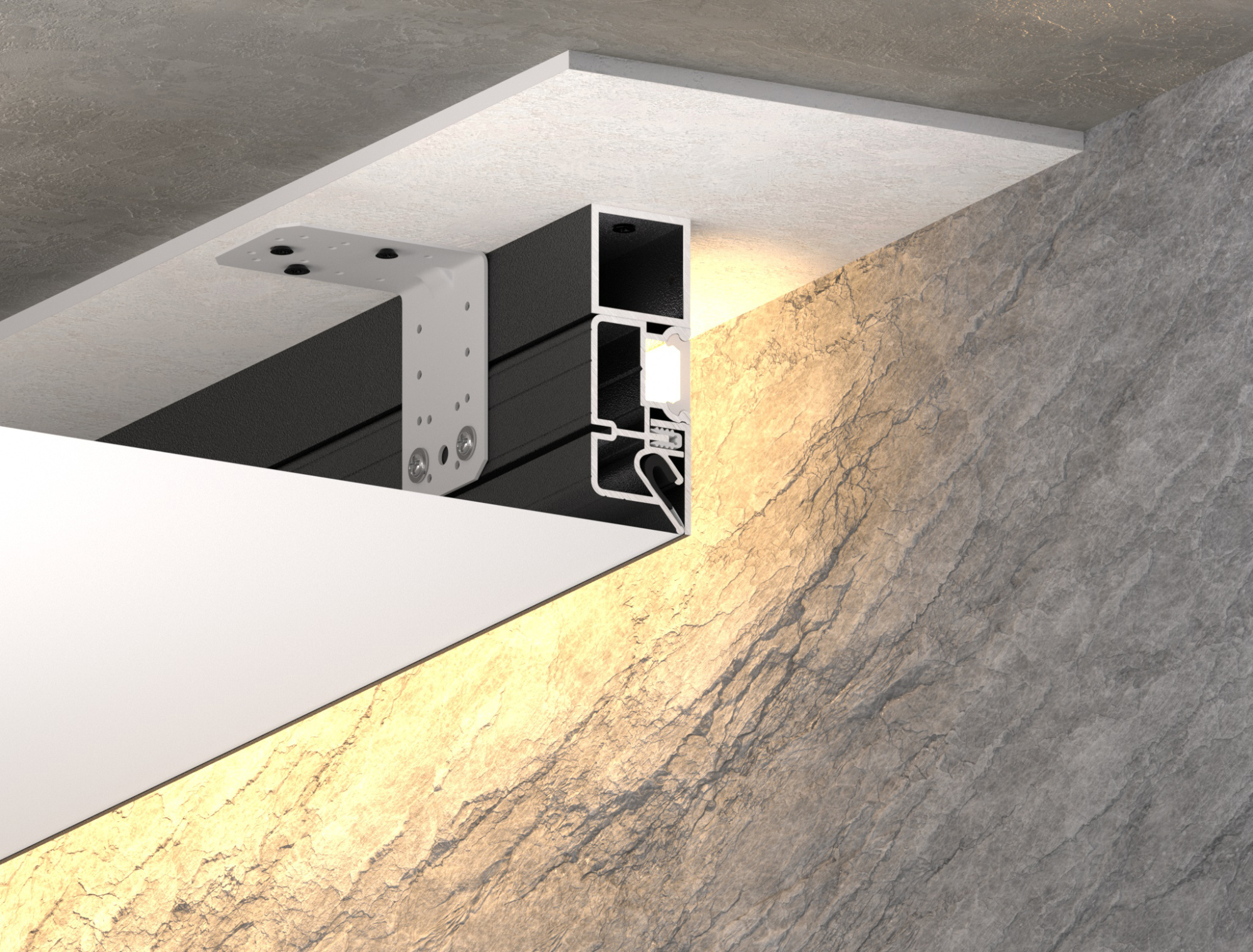 Парящий профиль FOTON белый