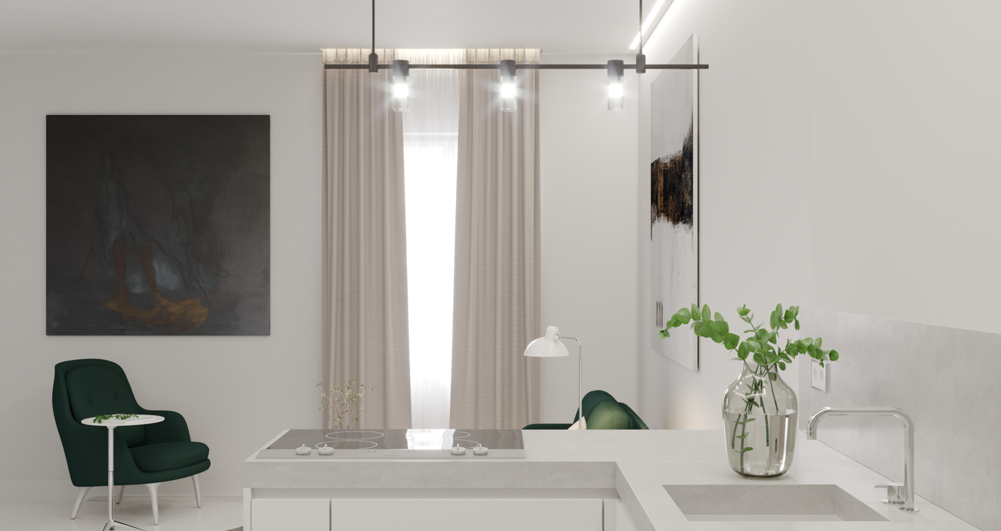 Карниз Slott-Parsek 2.0  3м черный 61.3.2