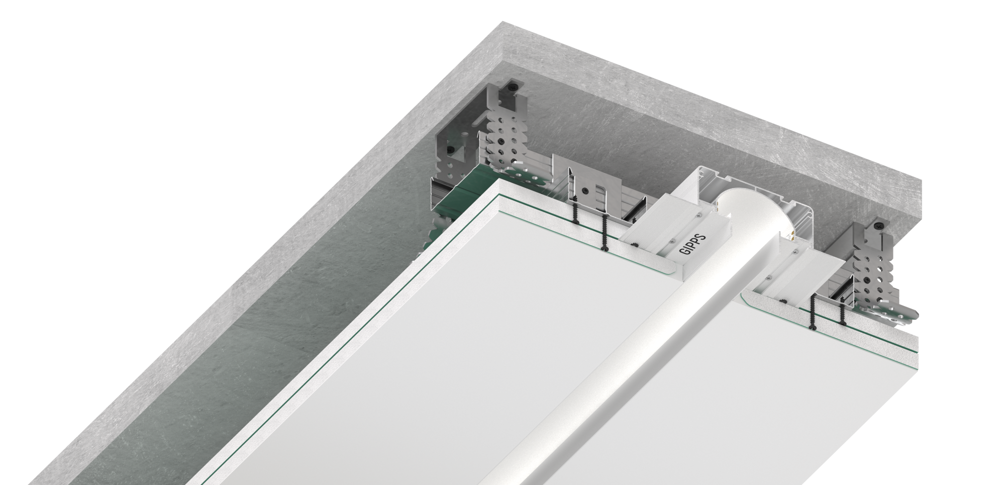 Нишевая световая линия GIPPS 35 белая 2м 73.7.3