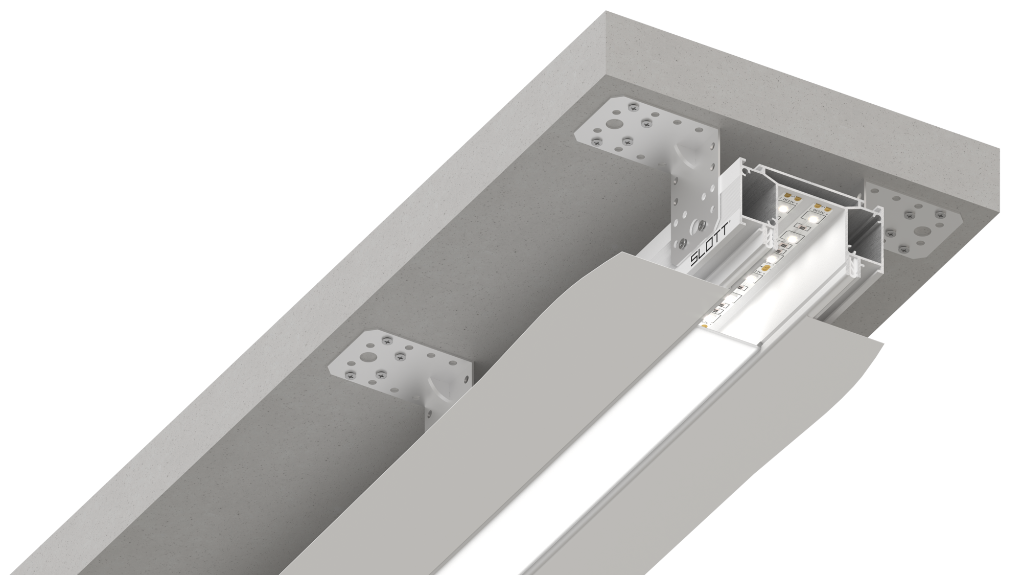 Световая линия SLOTT Line белая 2м 58.2.3