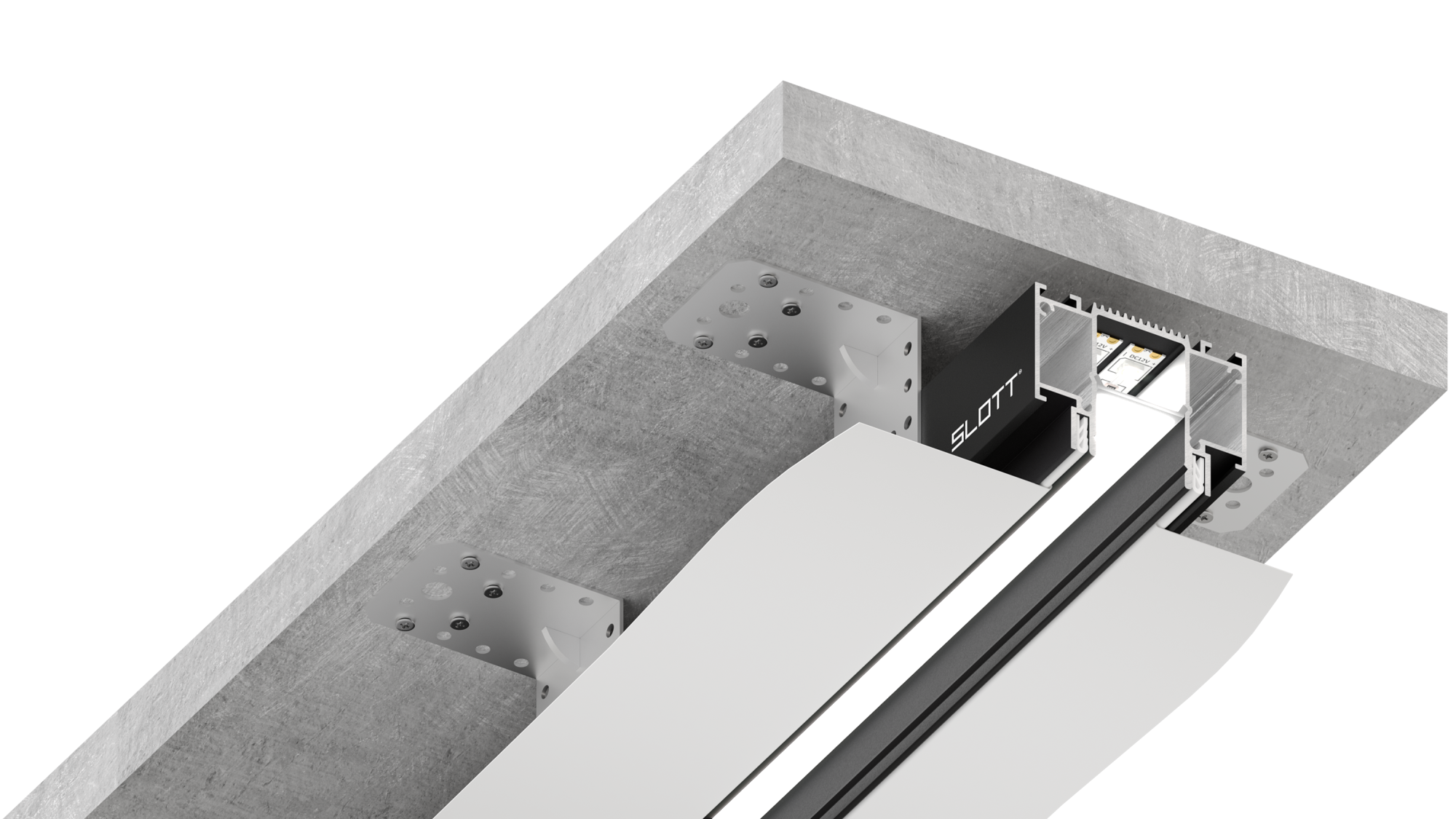 Световая линия  2.0 SLOTT Canyon черная 2м 57.1.2