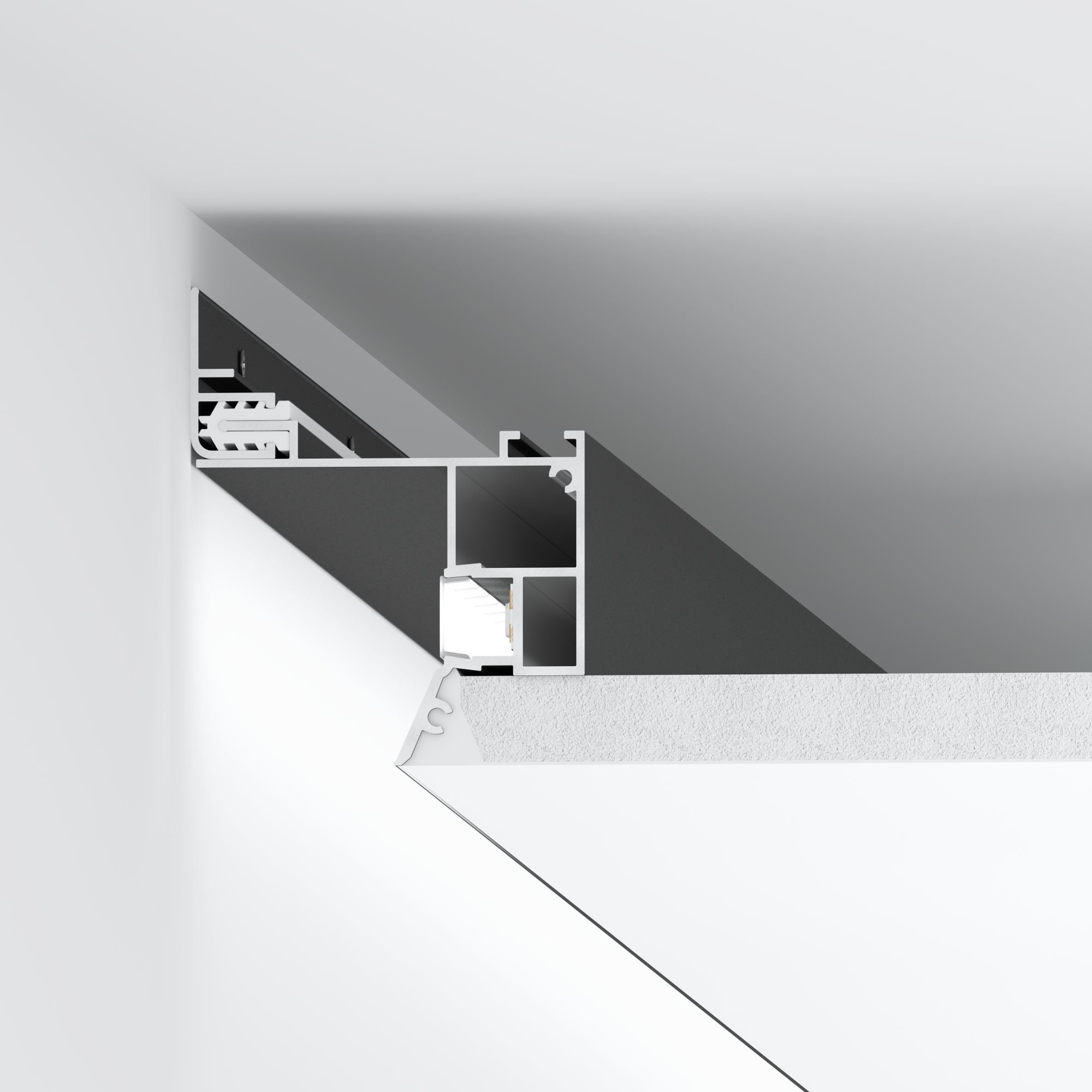 Парящий профиль UMBRA белый 2м 70.4.3