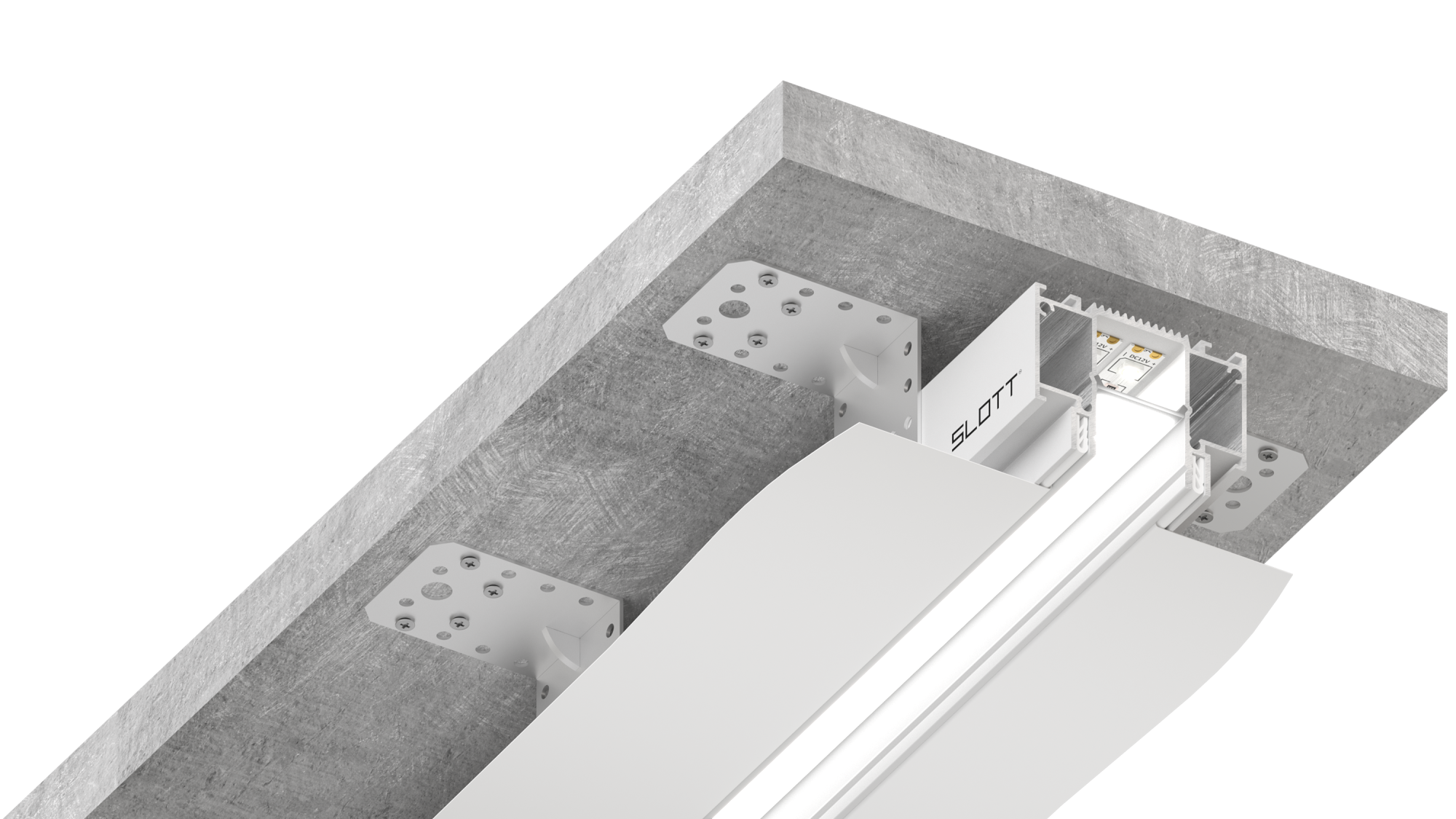 Световая линия SLOTT Canyon 2.0 белая 2м 57.2.3