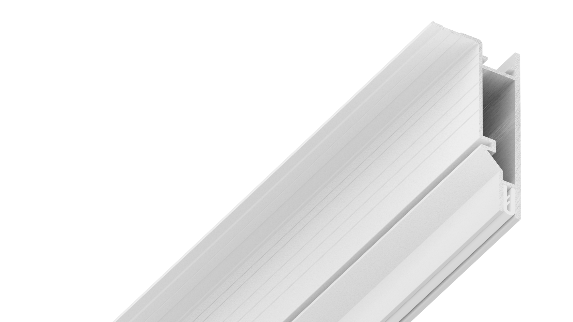 Конструкционный профиль SLOTT 60мм белый 2м 65.8.3